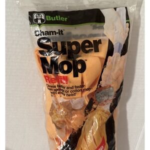 Butler Cham-It Super‎ Mop Refill No. 2595 VTG New Sealed